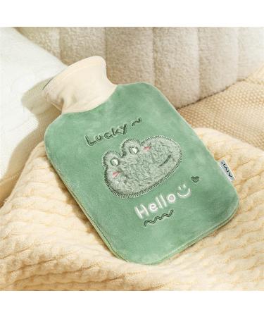 Heat bottle heating pillow heat bottle compress hot bottle with cover water heat pack cold winter foot warmer bag for foot warmers cramps pain relief (03 size: 500 ml)