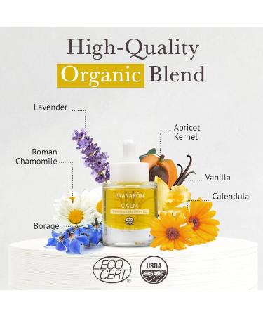 Pranarom - Calm Treatment Moisture Oil 30ml - Moisturizing Dry Sensitive Skin - Soothing - Organic Virgin Plant Oils Organic Essential Oils Treat: Calm - Buy Online on GoSupps.com