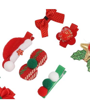 Canlierr Glitter Christmas Hairpins Comfortable Fashionable Accessory Ideal for Holiday and Festive Events with Clips for Cosplay Photo Booth Props - Buy Online on GoSupps.com