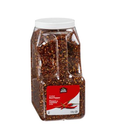 Club House Quality Natural Herbs & Spices RED PEPPER CRUSHED 1.6kg (pack of 1)
