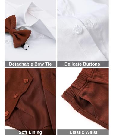 Mint Green Baby Boys Gentleman Suit Set | Brown | 2-3 Years - Buy Online on GoSupps.com