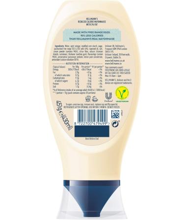 Hellmann's - Lighter than Light Mayonnaise - 447g - Buy Online on GoSupps.com
