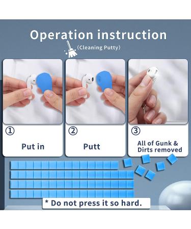 AKIKI Cleaner Kit for Airpods Pro & Wireless Earphones - Phone Cleaning with Brush for Bluetooth Earbuds, Compatible with iPhone, Laptop, Camera - Blue - Buy Online on GoSupps.com