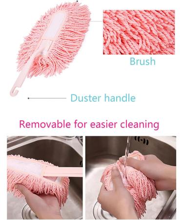 FCSHFC Home Dusters for Cleaning Reusable Washable Feather Duster for Cobweb Furniture Blinds Fan Car Office Cleaning Supplies(White) - Buy Online on GoSupps.com