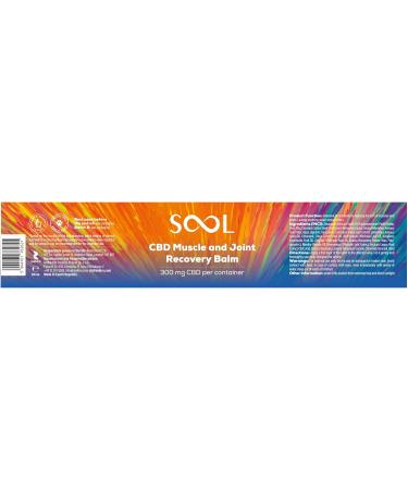 SOOL Baume CBD pour Muscles et Articulations 300mg 50ml | Haute Concentration | P n tration Profonde | Soulagement pour Pieds Genoux Cou paules et Dos - Buy Online on GoSupps.com