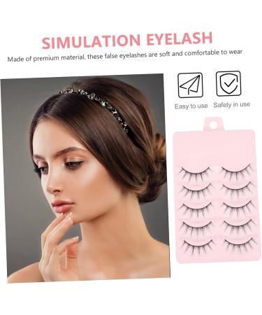 LALAFINA Magnetic False Eyelashes 5 Pairs Eyelash Natural False Lashes Magnetic Fake Makeup Lash 3d Affect Lashes Reusable Lashes Multi-layer Lashes 5d Curly Fiber Extend - Buy Online on GoSupps.com