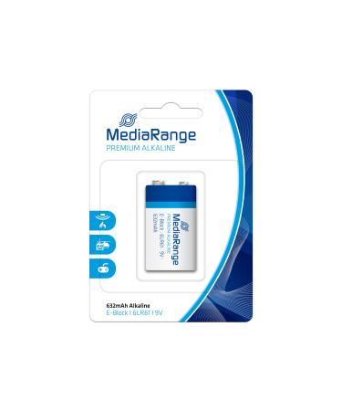 mrbat107 Alkaline Cylindrical 9 V Batteries ) Black Blue