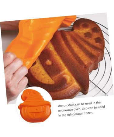 UPKOCH Halloween Pumpkins 2 pcs Baking Color Ice Silicone Pie Mold Tool Molds Pumpkin Pan Chocolate Halloween Cube Trays - Buy Online on GoSupps.com