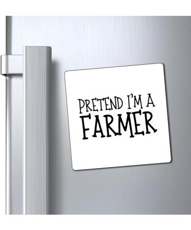 Funny Farmer Halloween Creativity Women Men Costume Hilarious Farmingcostume Monsters Enthusiasts Sarcasm Pun Magnets 4" 4" - Buy Online on GoSupps.com