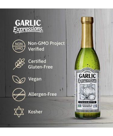 Garlic Expressions Vinaigrette Dressing 12.5 oz - Authentic Flavor from Fresh Garlic | Buy Online - Buy Online on GoSupps.com