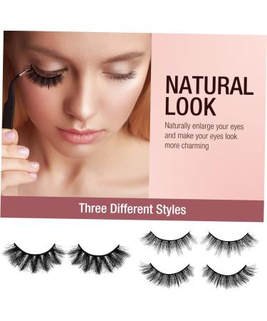 minkissy 7 Pairs Eyelashes Fake Eyelash Manga Lashes Cluster Natural Look Wispy Fake Eye Lashes Realistic Lashes Bulk Clear Lash Band Fake Lashes False Lashes Fiber 3d Accessories Fluffy - Buy Online on GoSupps.com