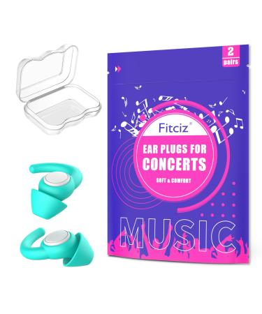 Fitciz Concert Ear Plugs for Music High Fidelity Ear Plugs for Musician Noise Reduction Hearing Protection Festival DJ s Drummers Concert earplugs