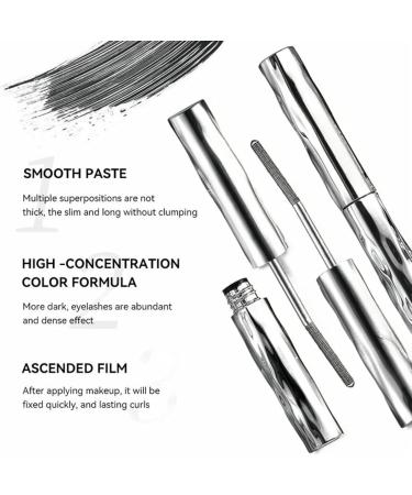  YUNFAX Seattle Get Mascara London Get Mascara 3D Curling Eyelash Iron Waterproof Long-Lasting No Flaking Lengthening Volumizing Separated Lashes Wand Eye Black No Flaking for Mother Girl Wife (Black 4) - Buy Online on GoSupps.com