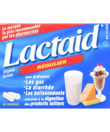 Lactaid Regular Strength Chewable Tablets - Fast-Acting Relief for Lactose Intolerance - Buy Online on GoSupps.com
