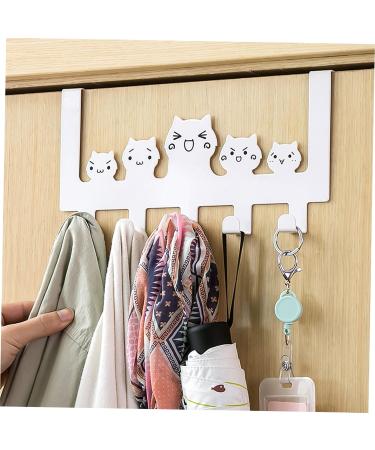 Hook up Cabinet Hanger Cabinet Hooks Purse Hangers Door Over Door Hook Rack Door Back Hanger Creative Door Back Wall Hanger Creative Hook Punch-Free Hook Arm White Robe - Buy Online on GoSupps.com