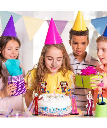 8 Pieces The Amazing Digital Circus Figures Mini Figures Cake Decoration Clown Cake Decoration Birthday Cake Decoration Cupcake Decoration Cake Topper Set for Boys Girls Children's Party Cake - Buy Online on GoSupps.com