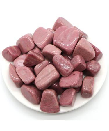 Crystal Hole Natural Rhodonite Quartz Crystals and Stones Tumbled Bulk Specime Stones Home Aquarium Decoration Crystal Hole