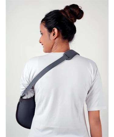 Adjustable Arm Sling Support | Shoulder Immobilizer for Left & Right Arm | Unisex Medium Size - International Shipping - Buy Online on GoSupps.com