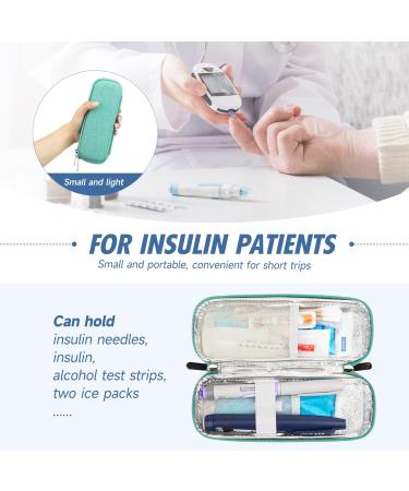 Youshares Insulin Cooling Bag for Diabetes - High-Quality Practical & Isolated Diabetic Pocket with Cooling Package (Green) - Shop Now! - Buy Online on GoSupps.com