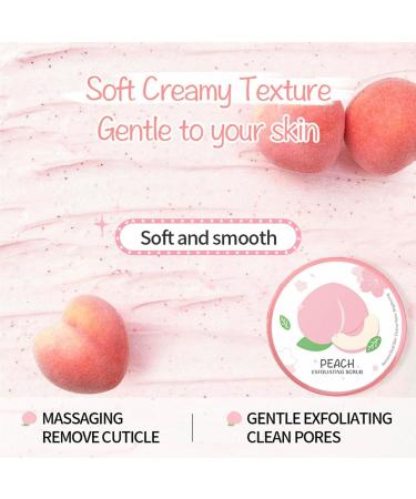 Gommage pour le corps Gommage pour le visage l'extrait de p che hydratant et exfoliant pour le corps le visage les mains les pieds exfolie doucement la salet et les cellules mortes de la - Buy Online on GoSupps.com