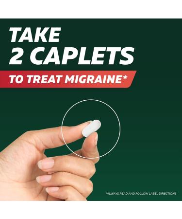 Excedrin Migraine Relief Caplets to Alleviate Migraine Symptoms - 200 Count Migrane Relief - 200 Count - Buy Online on GoSupps.com