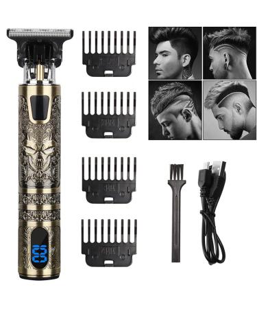 Hair Clippers Men Beard Trimmer Men Electric Hair Clippers for Men with 4 Limit Combs Precision Outliner Trimmer-Smooth Clipping Sharp Shavers-USB Type-C Charging Gifts for Men (03)