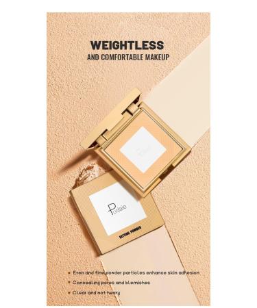 Buy 2 in 1 Flawless Pressed Foundation Setting Powder - Oil Control | Clear & Natural Color | 10g - Buy Online on GoSupps.com