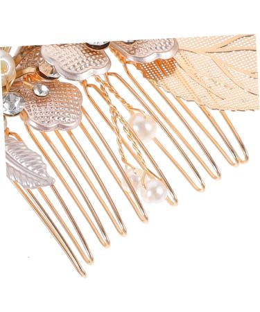 Hair Comb Bridesmaid Hear Decoration Flower Clips Wedding Hair Accessories Birthday Headpiece Hair Styling Accessories Bride Hair Accessory Tiara Miss Headgear Alloy Princess - Buy Online on GoSupps.com