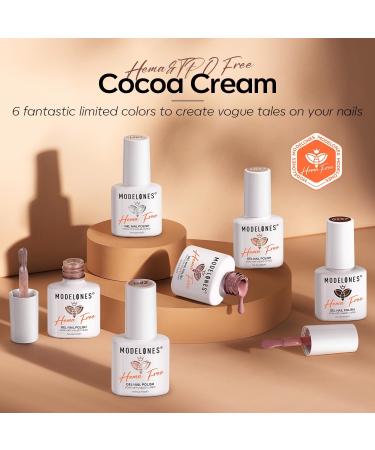 Modelones Hema Free Nude Gel Nail Polish Set 6 Colors Fall Nude Gel Polish Skin Tone Neutral Brown Pink Glitter Shimmer Nude Nail Polish Soak Off All Season Manicure Nail Art DIY Gifts Neutral Brown Shimmer - Buy Online on GoSupps.com