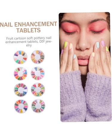Housoutil 8 Boxes Soft Pottery Diy Nail Decorations Jewels for Nails Clay Fruit Slices Bulk Ornaments Craft Patch Nail Accessories Fruit Pattern Nail Art Patch 3d Polymer Clay Sticker Boxed - Buy Online on GoSupps.com