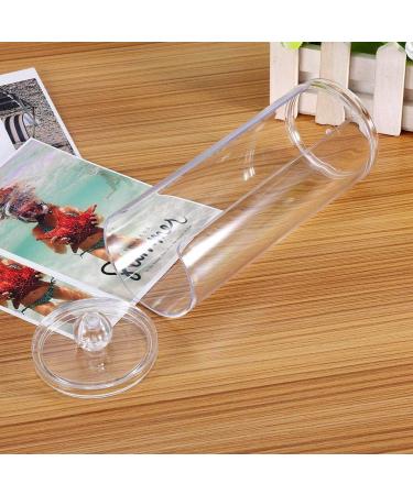 Clear Acrylic Cosmetic Cotton Pad Holder | Stylish Storage Organizer for Cotton Balls Swabs & Q-tips | Perfect Gift for Girls & Ladies - Buy Online on GoSupps.com