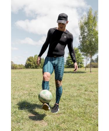 Skins Compression Calf Sleeves for Men & Women | SERIES-3 Unisex Medium Black Leg Compression Sleeve - International Shipping Available - Buy Online on GoSupps.com
