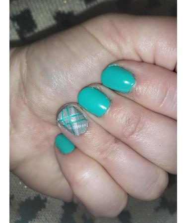 Nail Stamp Stainless Steel Nail Stamping Plate Snake Skin Image Printing Stainless Steel Stencil Nail Art Stamp Templates Animal Flower Pattern Nail Stamping Plates (Geometric Plaid Stripe Line) - Buy Online on GoSupps.com