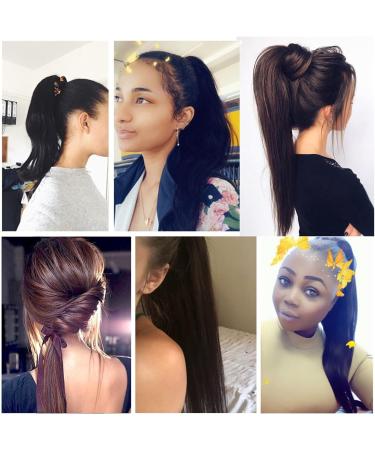 Ponytail Extension 12-26 Inch Wrap Around Ponytail Hair Straight Ponytail Extension Real Human Hair Extensions Natural Black Clip in Brazilian Remy Ponytail Hairpieces Hair Extensions Ponytail(14inche 14inches 120g Straight - Buy Online on GoSupps.com