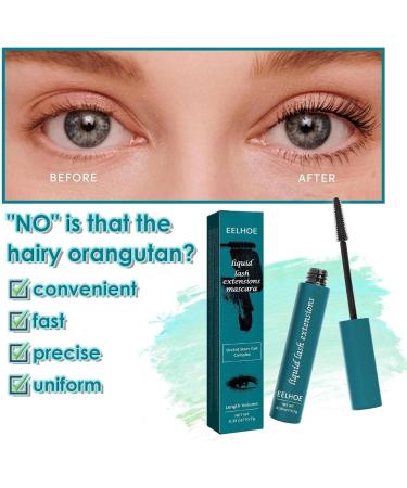 Silk Fiber Lash Mascara Lengthening Eyelashes Extension Waterproof Long Lasting Eyelash Curling Eye Makeup Cosmetic 10.7g - Buy Online on GoSupps.com