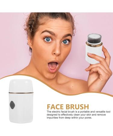 Beaupretty Face Brush Pores Cleansing Brush Face Wash Scrubber Electric Facial Scrub Brush White - Buy Online on GoSupps.com