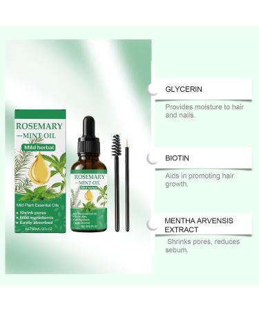 Hair growth oil 60 ml liquid scalp stimulator nourishing hair oil for showering after cutting and at home and on the go - Buy Online on GoSupps.com