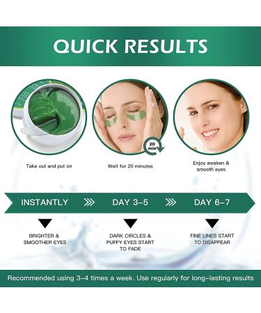 VANELC Eye Mask - Collagen Seaweed Under Eye Patches for Dark Circles Puffiness & Wrinkles | Natural Eye Treatment Gel - Buy Online on GoSupps.com