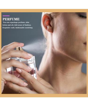 Buy SOLUSTRE Refillable Gold Perfume Spray Bottle | Travel-Friendly Glass Atomizer for Perfume | Compact Perfume Sprayer for International Shipping - Buy Online on GoSupps.com