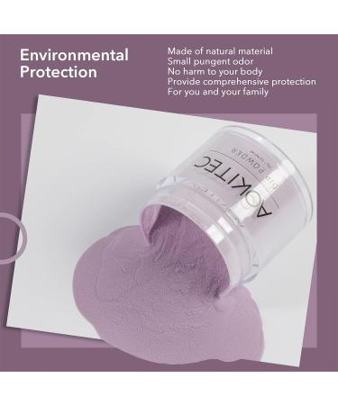 Aokitec 28g Dip Powder - Wisteria Purple - French Manicure Starter Kit - Odor-Free & Long-Lasting - Buy Online on GoSupps.com