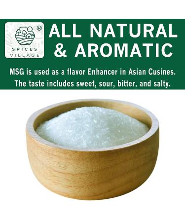 Spices Village Monosodium Glutamate 10 oz - Natural MSG Seasoning Salt - Kosher, Gluten-Free, Non-GMO, Vegan - Resealable Bulk Bag - Buy Online on GoSupps.com