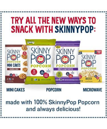 SkinnyPop Microwave Sea Salt Popcorn Bags  Healthy Snacks  2.8oz Microwavable Bags (Pack of 3) - Buy Online on GoSupps.com