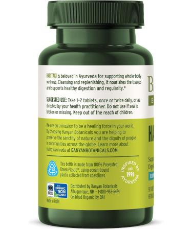 Organic Haritaki Tablets | Detox & Rejuvenate* | 90 Ct | Fair Trade - Buy Online on GoSupps.com