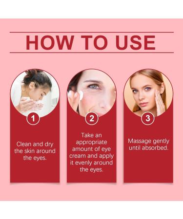 Lot de 2 s rums pour les yeux au r tinol - S rum d congestionnant pour les yeux - Cr me hydratante pour les yeux - Huile pour les yeux - Illumination et raffermissement de l'essence des yeux - Buy Online on GoSupps.com