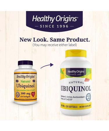 Buy Healthy Origins Ubiquinol 300 mg - Premium CoQ10 for Heart Health & Antioxidant Support - Gluten-Free Non-GMO Softgels - 150 Count - Buy Online on GoSupps.com