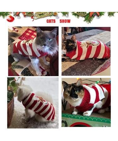 Abrrlo Christmas Dog Sweater - Cozy Winter Pet Knitting Sweater for Fashionable Vacations & Parties - Perfect Holiday Gift - Buy Online on GoSupps.com