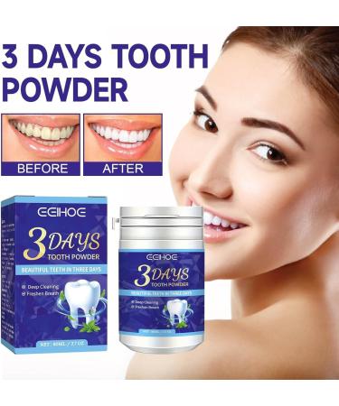 3 Days Purple Teeth Whitening Powder Teeth Whitening Powder for White Teeth Whitening Powder with Visible Cleaning Effect Deep Cleaning Freshen Breath Beautiful Teeth in Three Days (3) - Buy Online on GoSupps.com