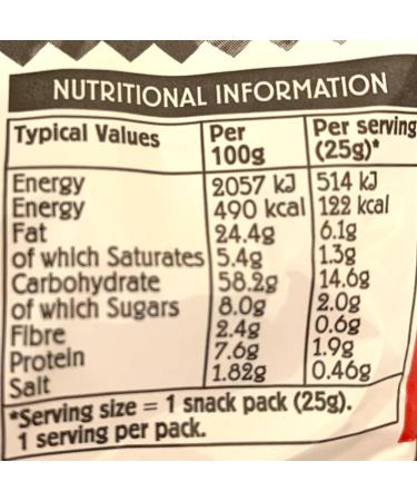 Burtons Daily Fish n Chips Salt & Vinegar Snacks Biscuits 12 x 25g on 'AMaysing' Pub Card - Buy Online on GoSupps.com