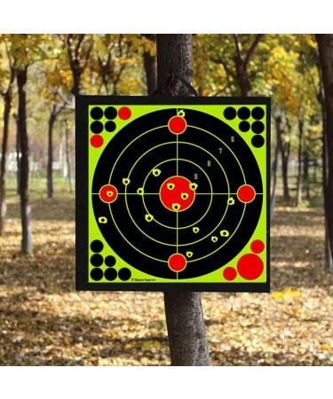 Kefit 12x12 Self Adhesive Splatter Paper Targets for Shooting - 20 Pack - Ideal for BB Gun, Rifle, Airsoft, Pistol - Buy Online on GoSupps.com