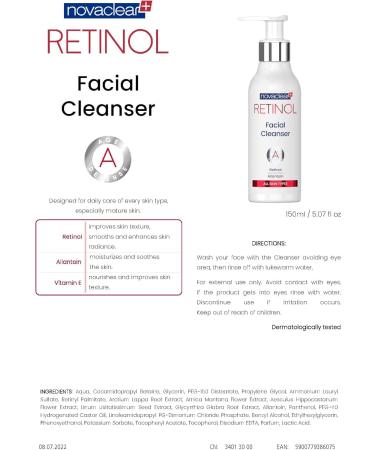 RETINOL Facial Cleanser - Buy Online on GoSupps.com